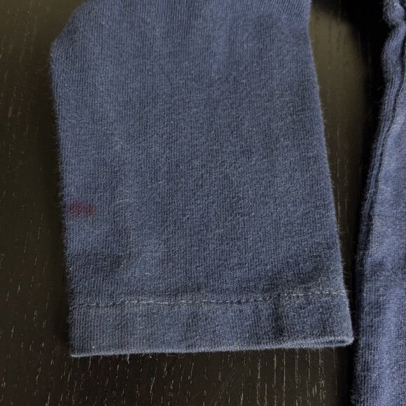 Vintage 90s THOMAS & FRIENDS Toddler Boy T-Shirt Long Sleeve Navy Blue Train - Picture 3 of 6